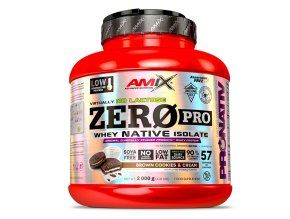 Amix ZeroPro Protein 1000g (Varianta double white chocolate)