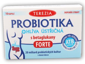 Terezia Probiotika hlíva ústřičná s betaglukany forte 10 kapslí