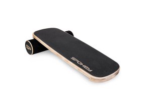 Spokey SWAY Balanční podložka dřevěná trick board  + šťavnatá tyčinka ZDARMA