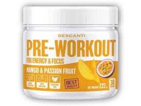 Descanti Descanti Pre-workout 222g (Varianta mango passionfruit)