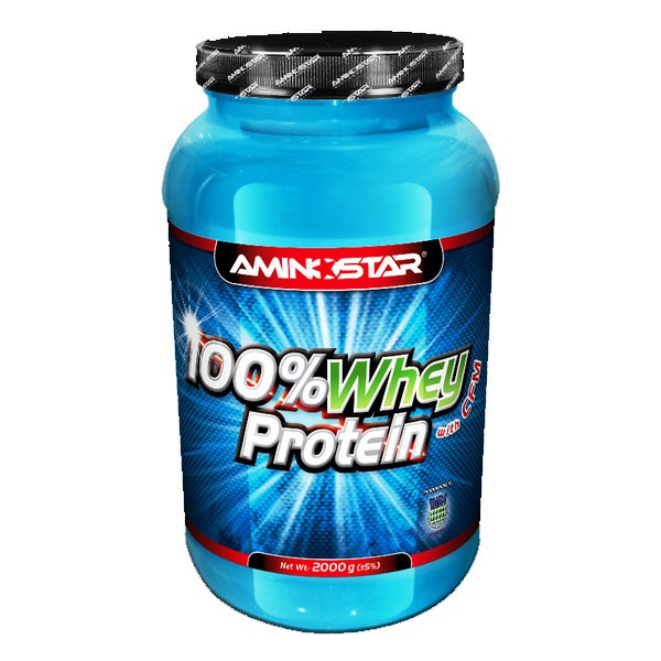 Aminostar 100% Whey Protein 2000g + šťavnatá tyčinka ZDARMA Varianta: čokoláda + DÁREK ZDARMA