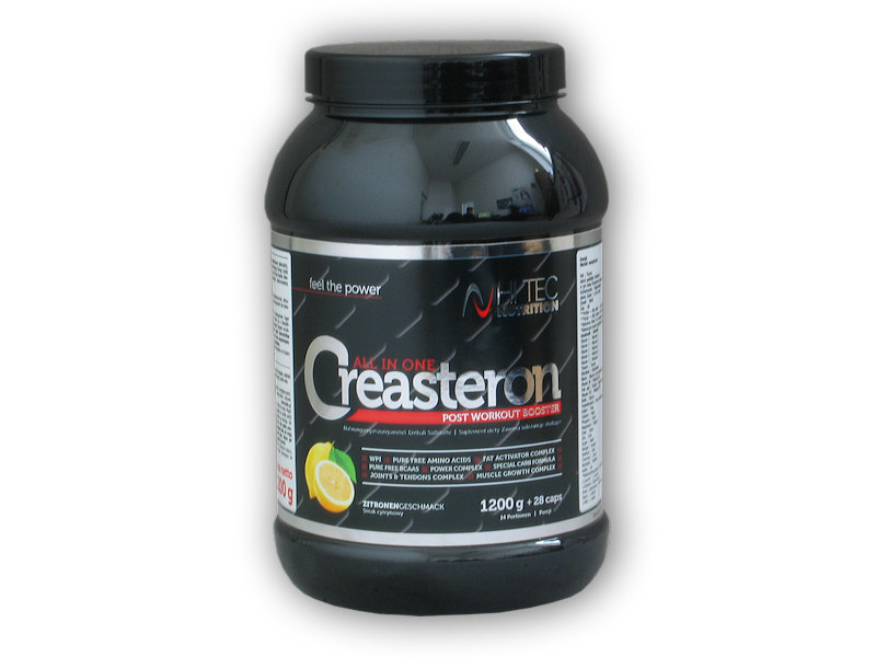 Hi Tec Nutrition Creasteron upgrade 1200g + 28 kapslí + šťavnatá tyčinka ZDARMA Varianta: citron + DÁREK ZDARMA