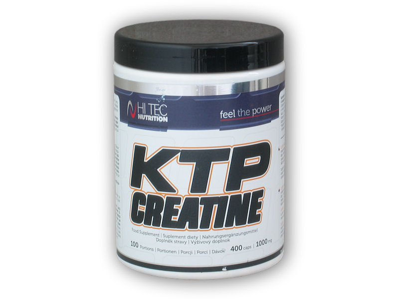 Hi Tec Nutrition KTP Creatine 400 kapslí + šťavnatá tyčinka ZDARMA + DÁREK ZDARMA