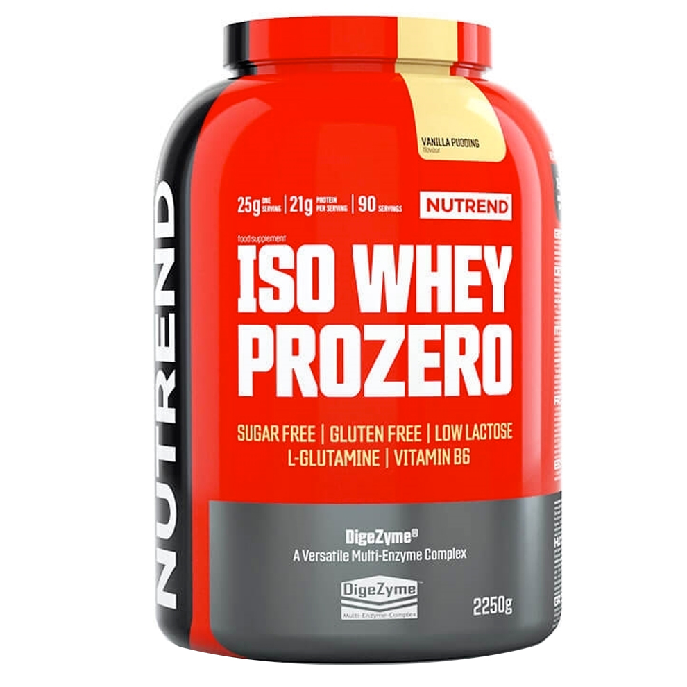 Nutrend Iso Whey Prozero 500g + šťavnatá tyčinka ZDARMA Varianta: pudinková vanilka + DÁREK ZDARMA