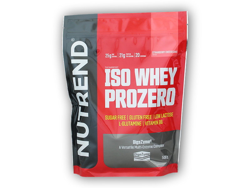 Nutrend Iso Whey Prozero 500g + šťavnatá tyčinka ZDARMA Varianta: cookies + DÁREK ZDARMA