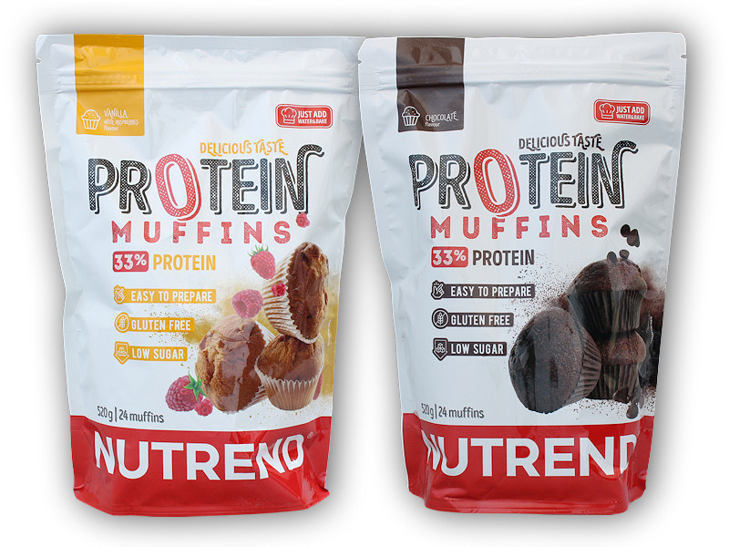 Nutrend Protein Muffins 520g Varianta: čokoláda + DÁREK ZDARMA