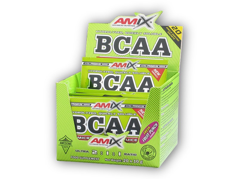 Amix High Class Series BCAA Micro Instant Juice 20x10g sáček Varianta: fruit punch + DÁREK ZDARMA