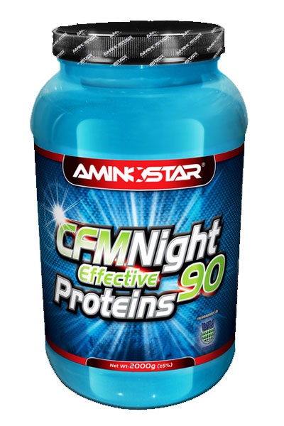 Aminostar CFM Long Effective Proteins 90 2000g + šťavnatá tyčinka ZDARMA Varianta: čokoláda + DÁREK ZDARMA