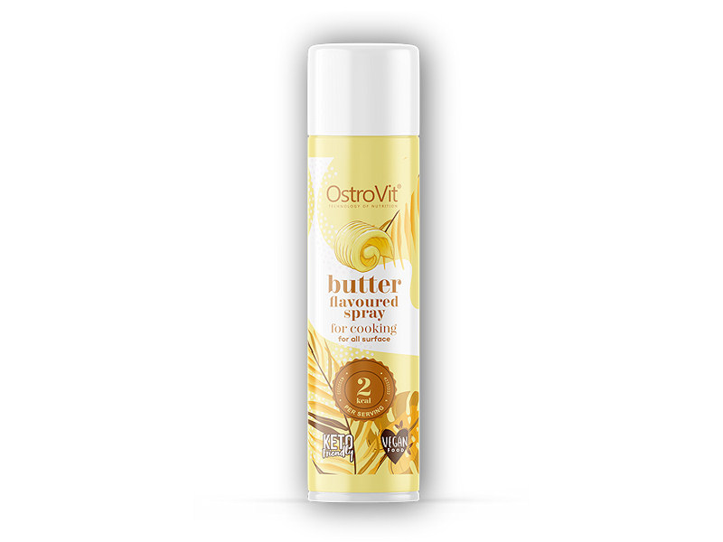 Ostrovit Cooking spray butter flavoured 250g + DÁREK ZDARMA