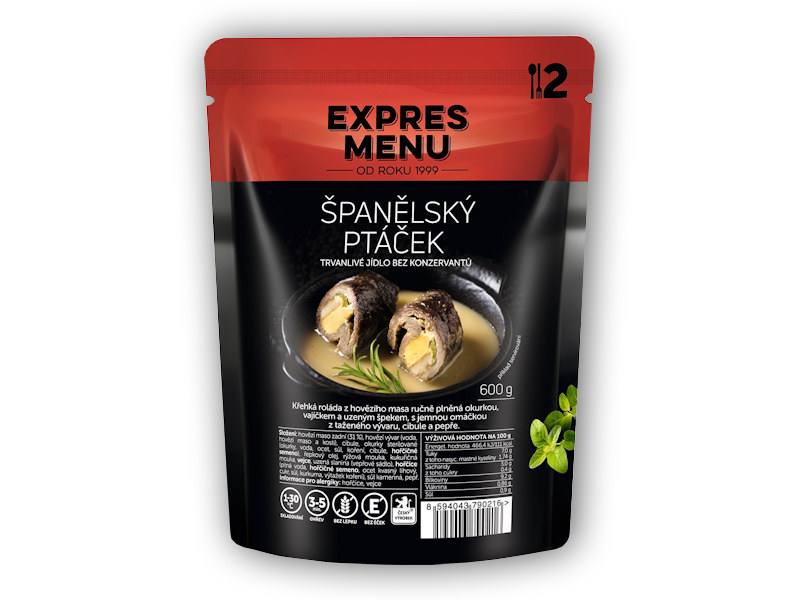 Expres Menu Španělský ptáček 600g + DÁREK ZDARMA