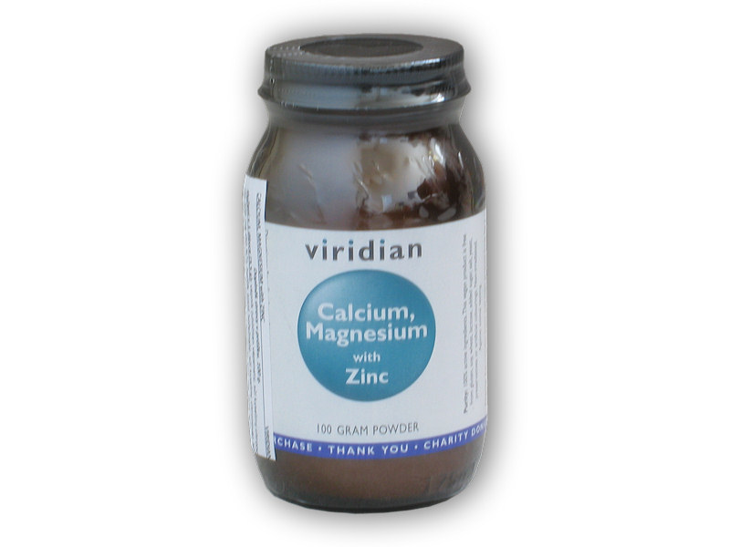 Viridian Calcium Magnesium with Zinc 100g + DÁREK ZDARMA