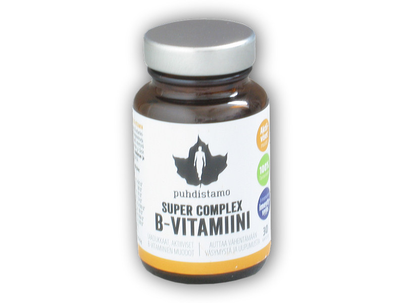 Puhdistamo Super Complex B-Vitamiini 30 kapslí + DÁREK ZDARMA