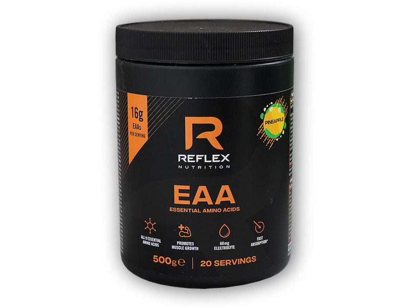 Reflex Nutrition EAA 500g + šťavnatá tyčinka ZDARMA Varianta: mango + DÁREK ZDARMA