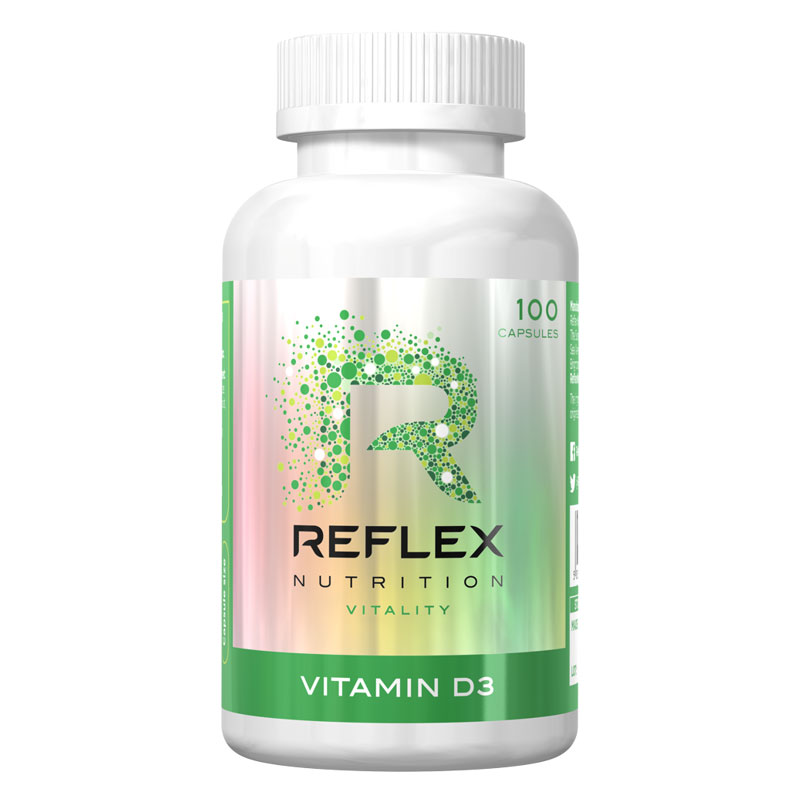 Reflex Nutrition Vitamin D3 100 kapslí + DÁREK ZDARMA