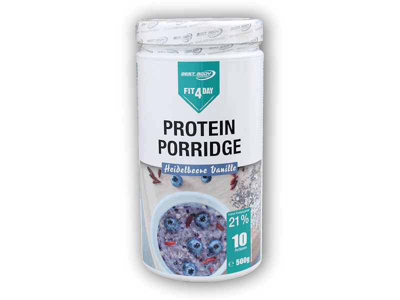 Best Body Nutrition Protein porridge borůvka s vanilkou 500g + DÁREK ZDARMA