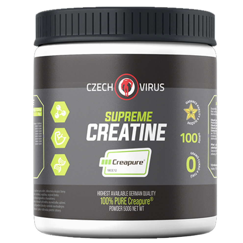 Czech Virus Creatine Creapure 500g + šťavnatá tyčinka ZDARMA + DÁREK ZDARMA