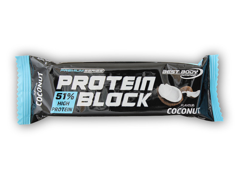 Best Body Nutrition Protein block tyčinka 90g Varianta: vanilla + DÁREK ZDARMA