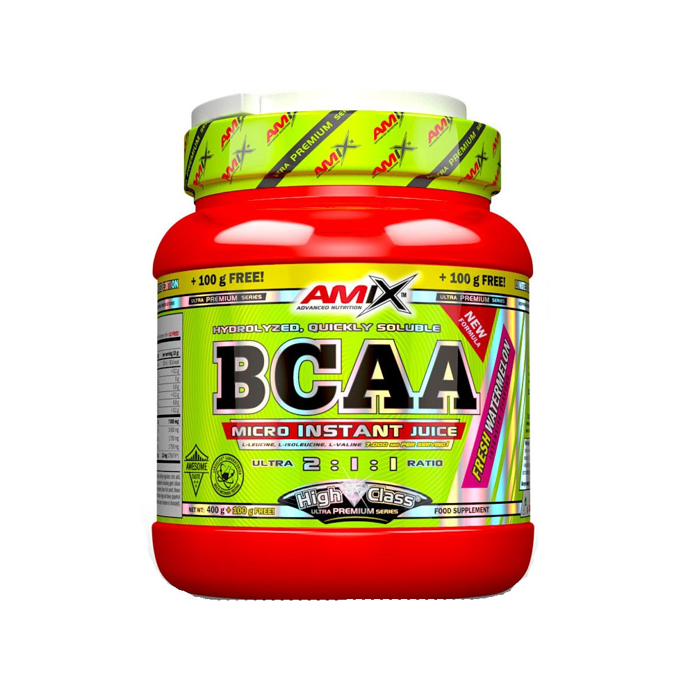 Amix High Class Series BCAA Micro Instant Juice 400g+100g free + šťavnatá tyčinka ZDARMA Varianta: forest fruits + DÁREK ZDARMA