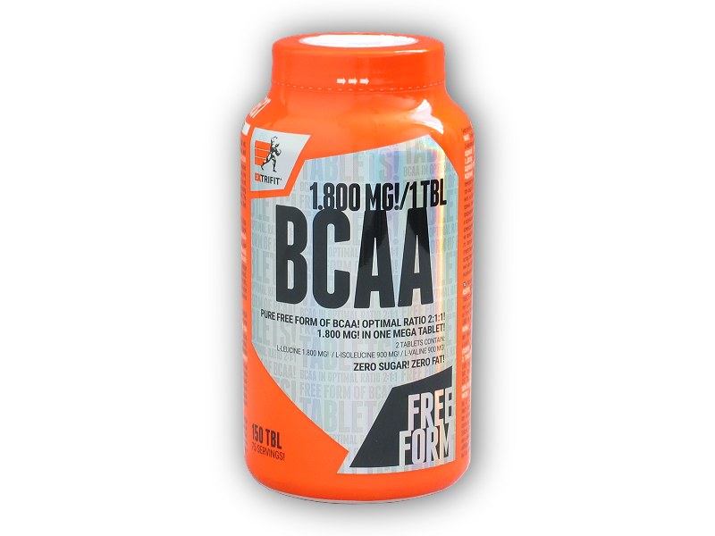 Extrifit BCAA 1800mg Mega Tablets 150 tablet + šťavnatá tyčinka ZDARMA + DÁREK ZDARMA