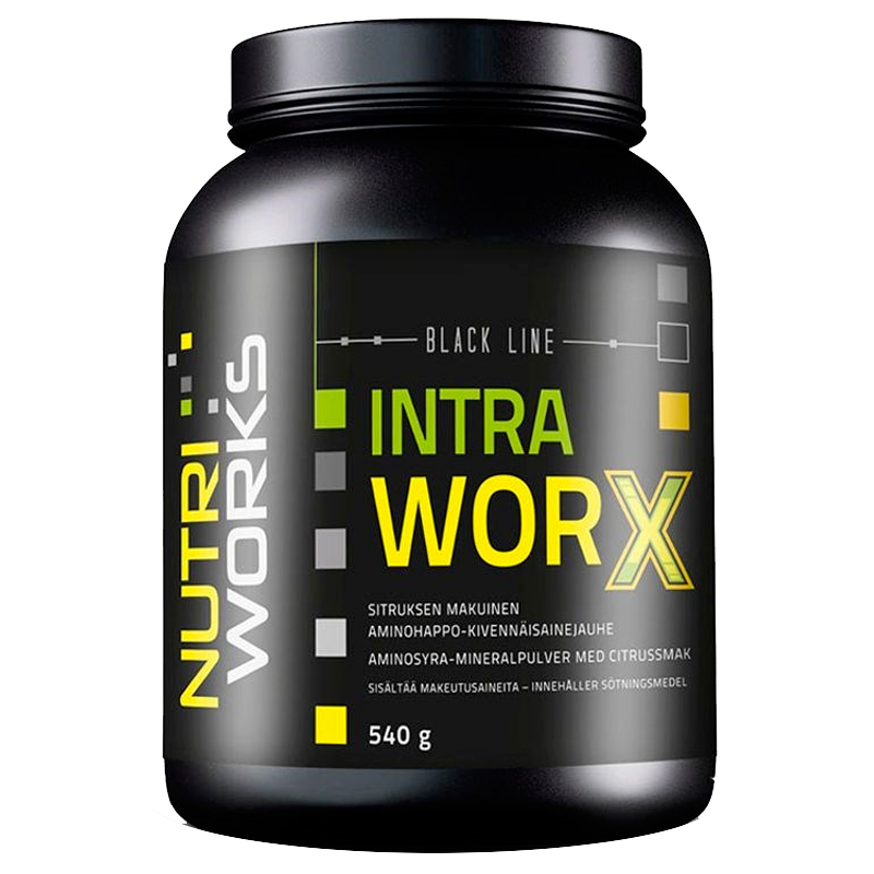 Nutri Works IntraWorks 540g + šťavnatá tyčinka ZDARMA Varianta: citrus + DÁREK ZDARMA