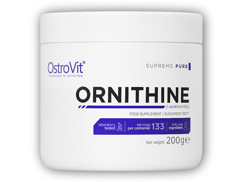 Ostrovit Supreme pure Ornithine 200g + DÁREK ZDARMA