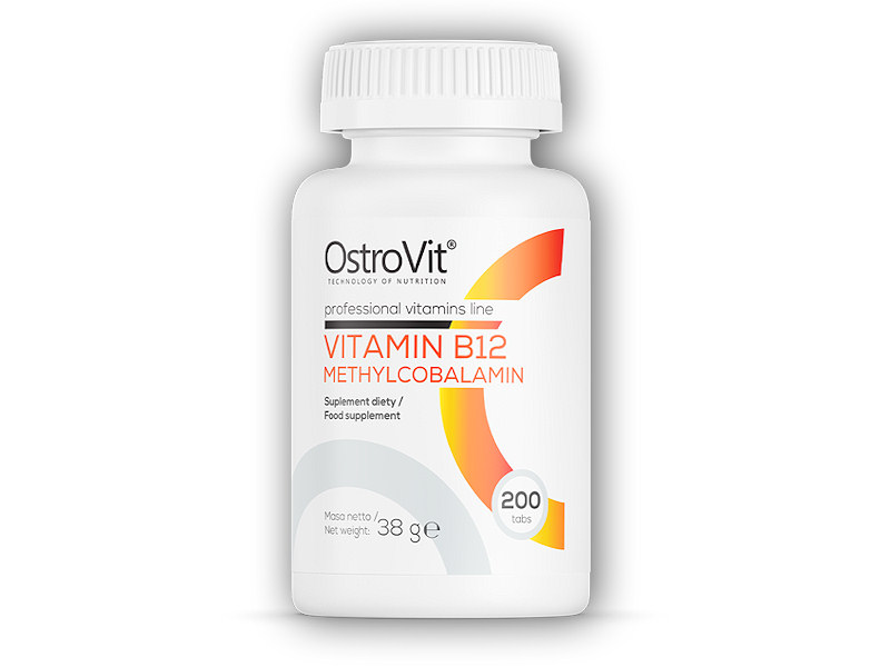 Ostrovit Vitamin B12 methylcobalamin 200 tablet + DÁREK ZDARMA
