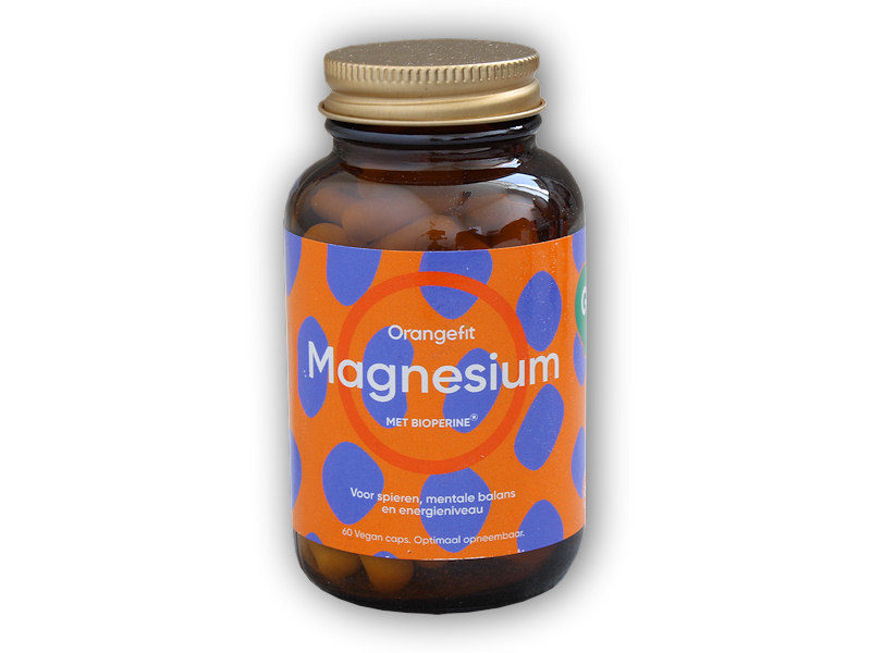 Orangefit Magnesium with Bioperine 60 kapslí + DÁREK ZDARMA
