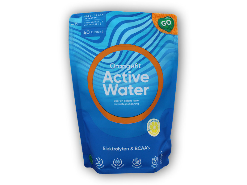 Orangefit Active Water citron 300g + šťavnatá tyčinka ZDARMA + DÁREK ZDARMA