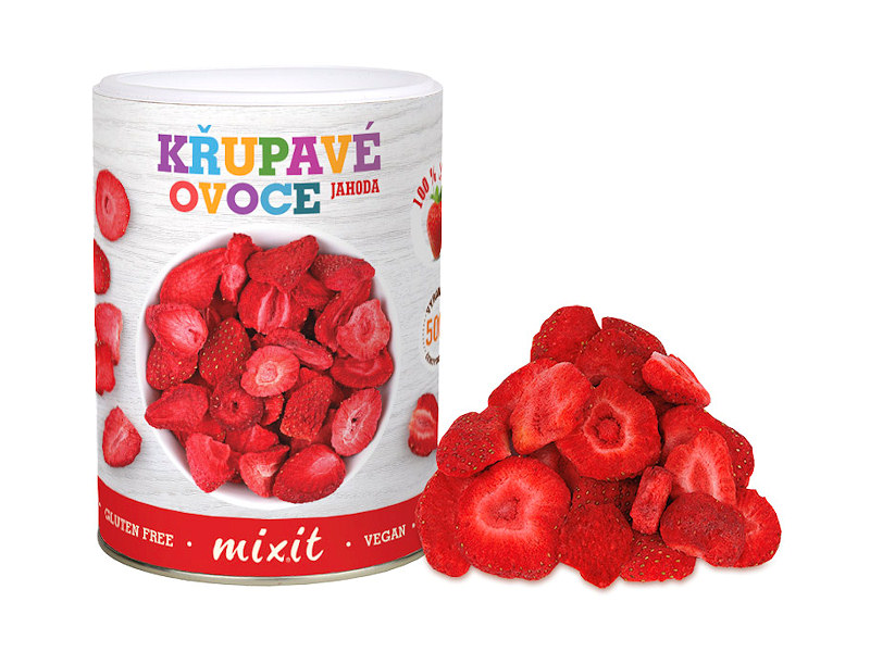 Mixit Křupavé ovoce - Jahoda 50g + DÁREK ZDARMA