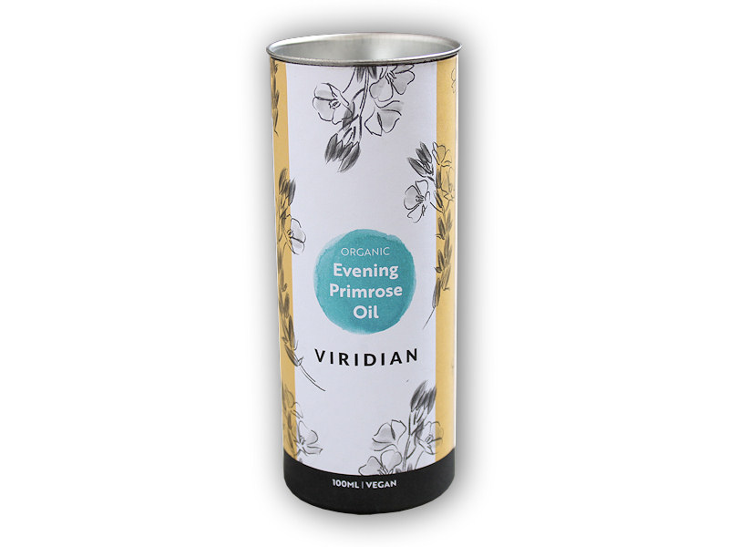 Viridian Evening Primrose Oil 100ml Organic + šťavnatá tyčinka ZDARMA + DÁREK ZDARMA