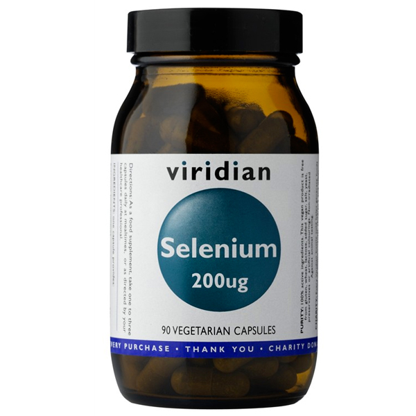 Viridian Selenium 200mcg 90 kapslí + DÁREK ZDARMA