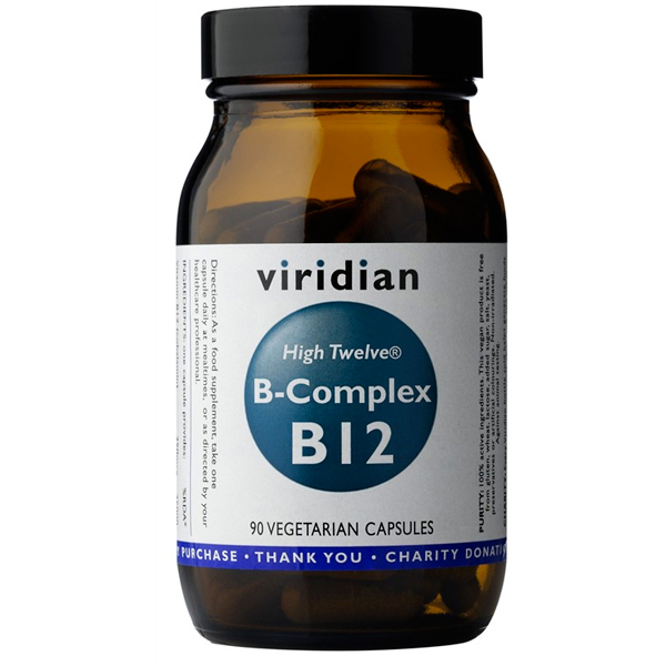 Viridian High Twelve B-Complex B12 90 kapslí + DÁREK ZDARMA