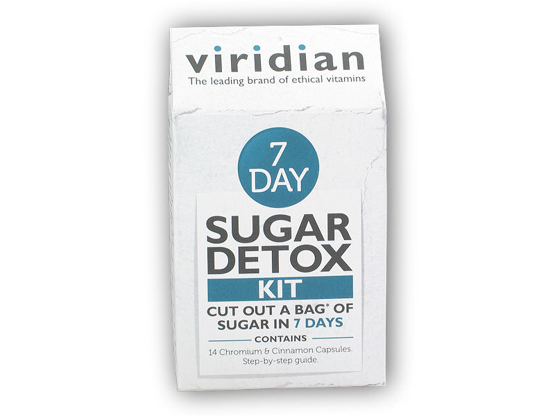 Viridian Chromium & Cinamon Complex 14 kapslí (7 Day Sugar Detox) + DÁREK ZDARMA