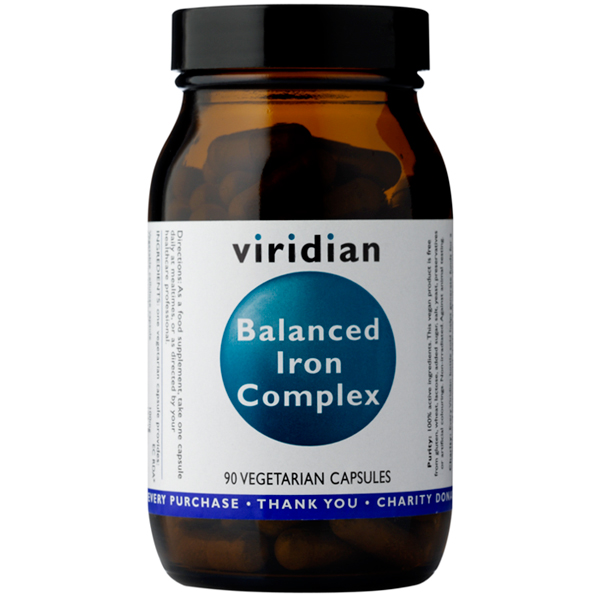 Viridian Balanced Iron Complex 90 kapslí + DÁREK ZDARMA