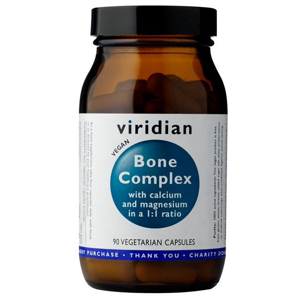 Viridian Bone Complex 90 kapslí + šťavnatá tyčinka ZDARMA + DÁREK ZDARMA