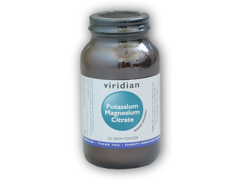 Viridian Potassium Magnesium Citrate 150g + DÁREK ZDARMA