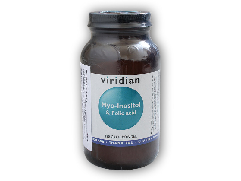 Viridian Myo-Inositol & Folic Acid 120g + DÁREK ZDARMA