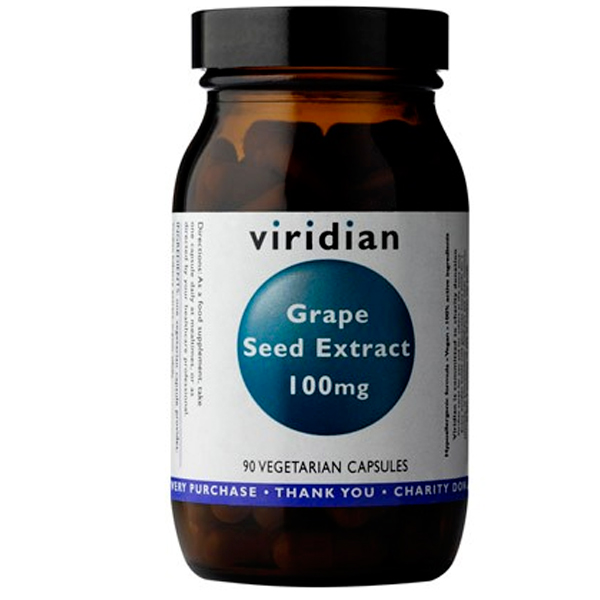 Viridian Grape Seed 90 kapslí + šťavnatá tyčinka ZDARMA + DÁREK ZDARMA