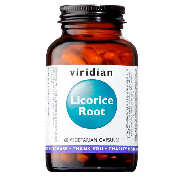 Viridian Licorice Root 60 kapslí + DÁREK ZDARMA