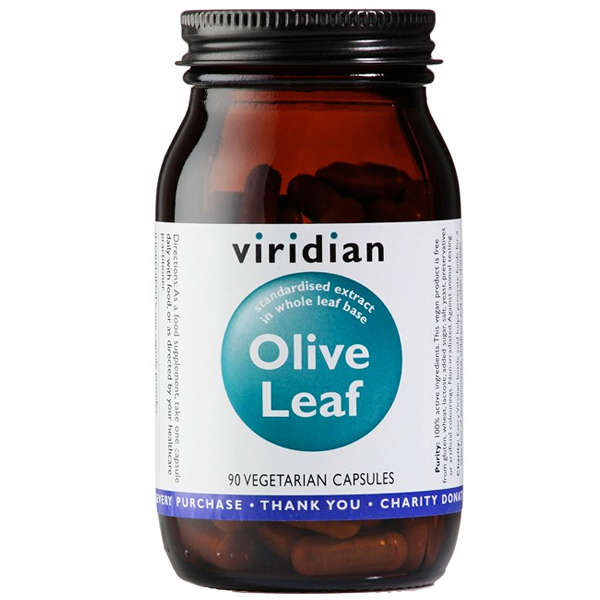 Viridian Olive Leaf 90 kapslí + šťavnatá tyčinka ZDARMA + DÁREK ZDARMA