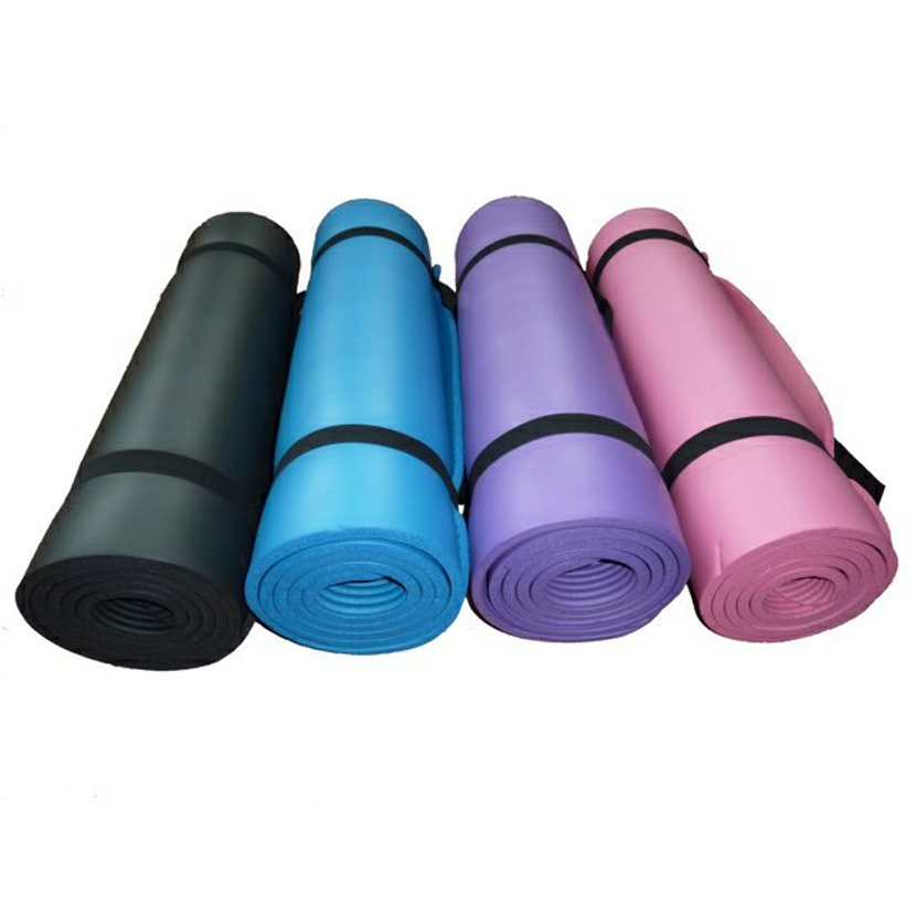 Power System Cvičební podložka FITNESS YOGA MAT PLUS Varianta: black + DÁREK ZDARMA