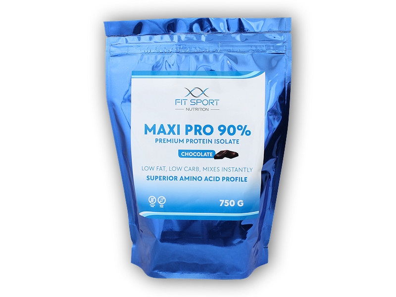 FitSport Nutrition Maxi Pro 90% 750g Varianta: banán + DÁREK ZDARMA