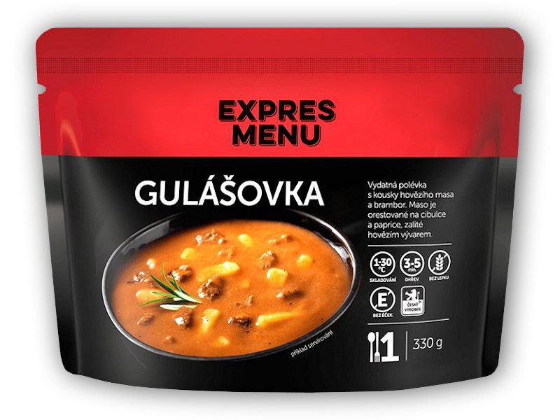Expres Menu Gulášová polévka 330g + DÁREK ZDARMA