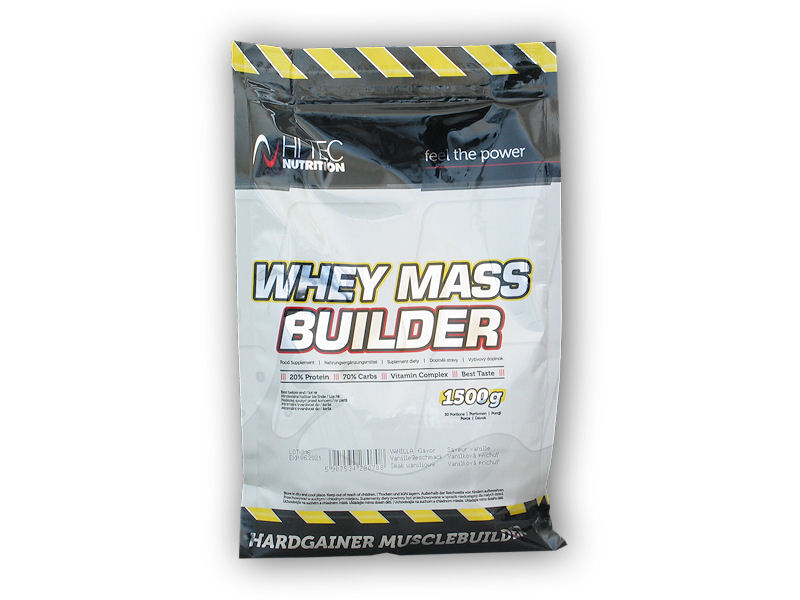 Hi Tec Nutrition Whey Mass Builder 1500g Varianta: banán + DÁREK ZDARMA