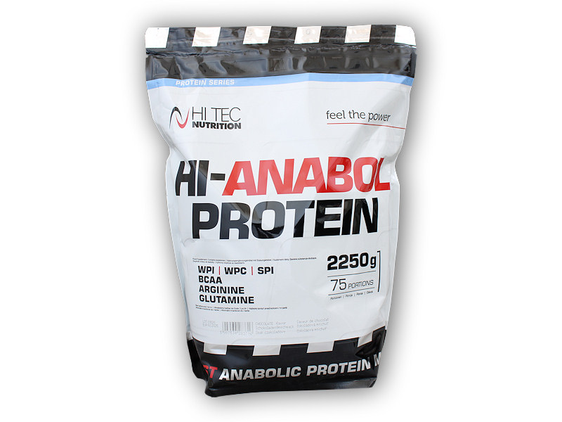 Hi Tec Nutrition Hi Anabol Protein 2250g + šťavnatá tyčinka ZDARMA Varianta: jahoda + DÁREK ZDARMA