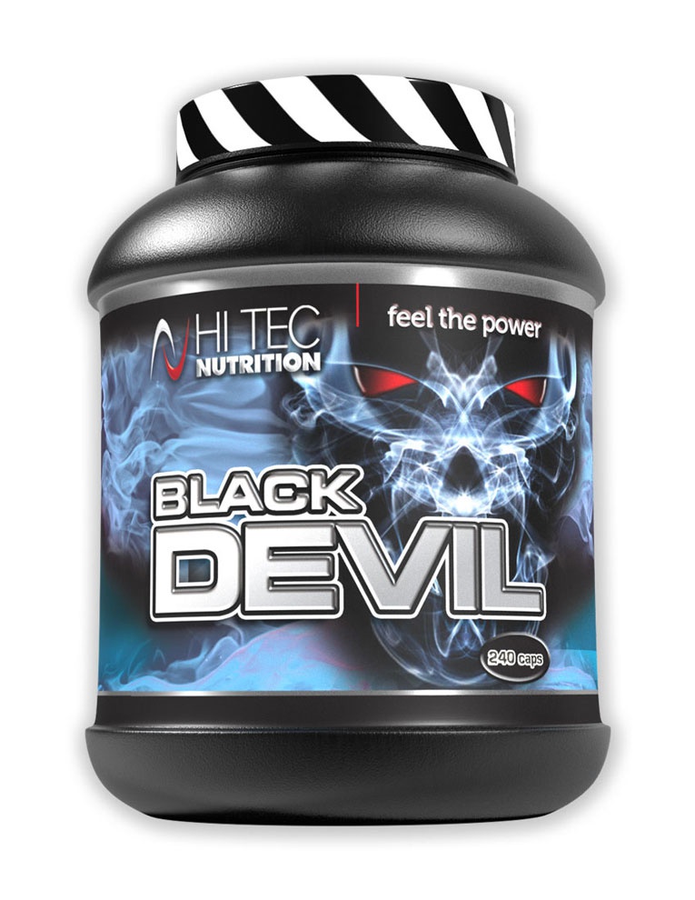 Hi Tec Nutrition Black Devil 240 kapslí + šťavnatá tyčinka ZDARMA + DÁREK ZDARMA