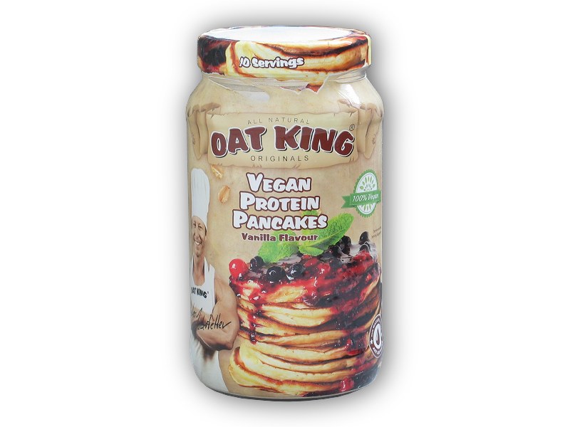 Oat King Oat king vegan protein pancakes 500g Varianta: vanilla flavor + DÁREK ZDARMA