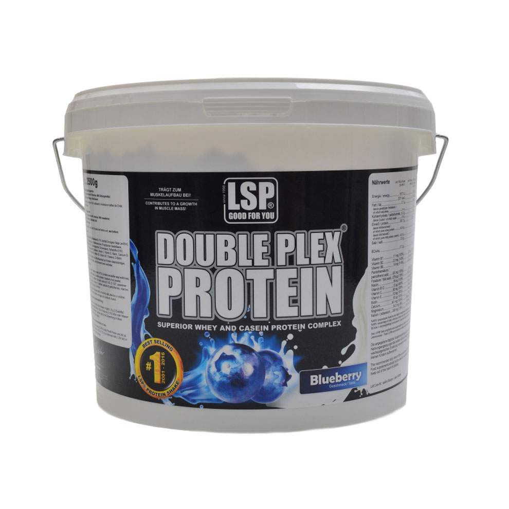 LSP Nutrition Double Plex 750g + šťavnatá tyčinka ZDARMA Varianta: borůvka + DÁREK ZDARMA