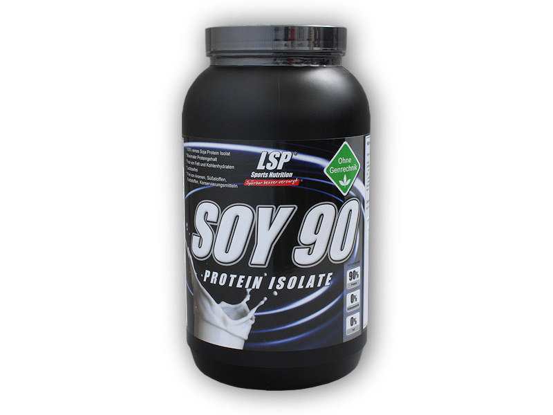 LSP Nutrition Soy 90 isolate 1000g + šťavnatá tyčinka ZDARMA Varianta: jahoda + DÁREK ZDARMA