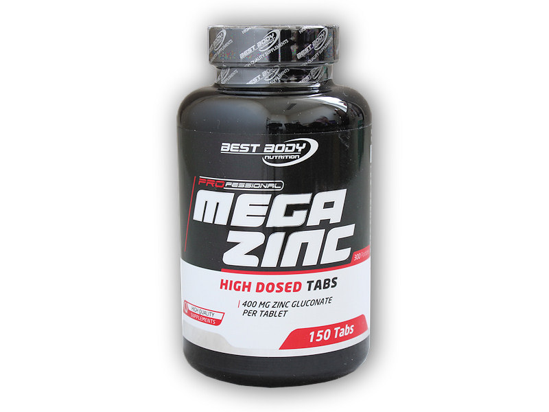 Best Body Nutrition Mega zinc 150 tablet + DÁREK ZDARMA